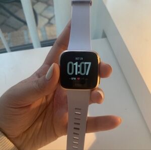 Fitbit Versa 2 Health and Fitness Smartwatch Petal/Copper Rose